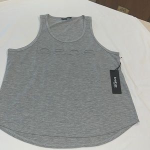 NWT Bebe gray tank top sleeveless
